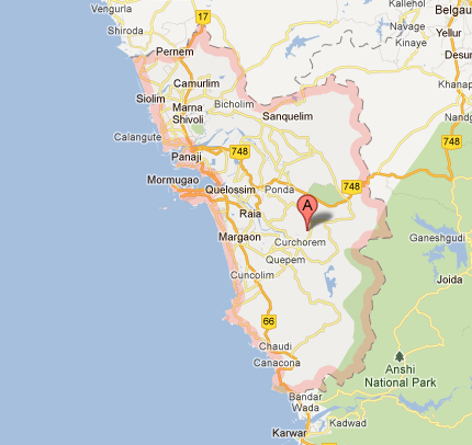 Goa Google Map